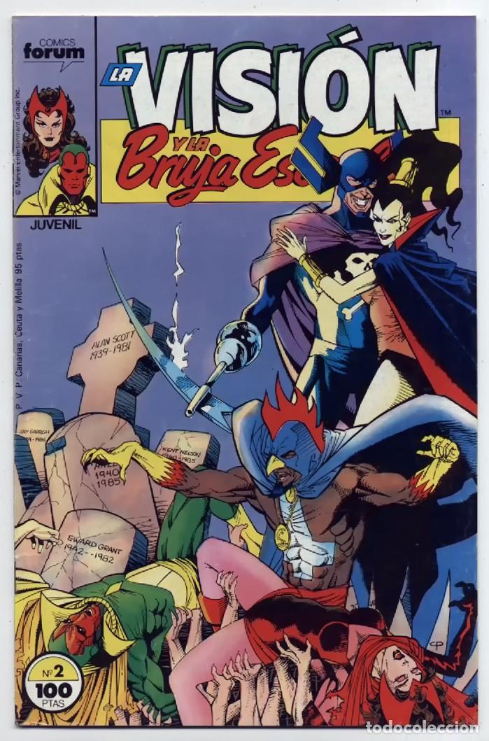 C&oacute;mics: COMIC GRAPA LA VISI&Oacute;N Y LA BRUJA ESCARLATA N&ordm;2 COMICS FORUM 1988 - Foto 1