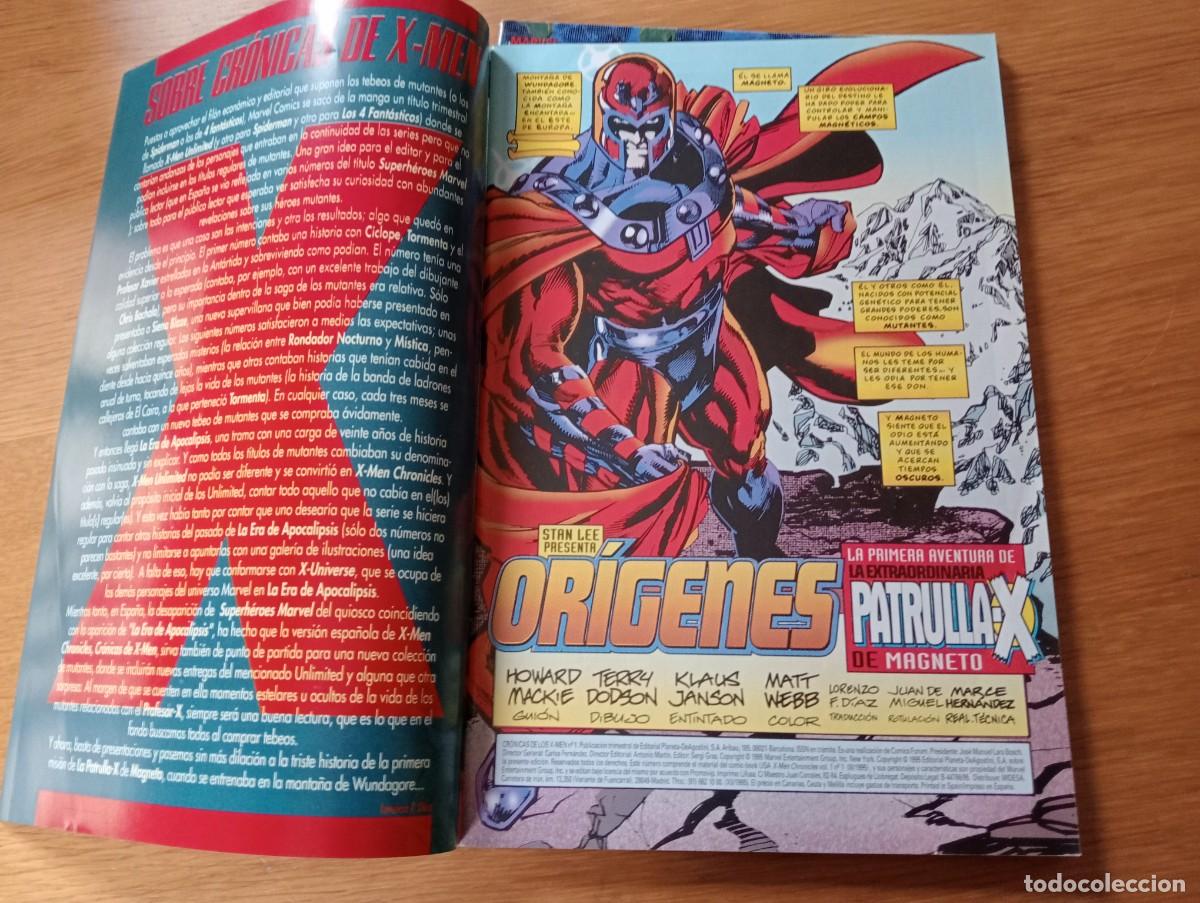 C&oacute;mics: LOTE CON 3 EJEMPLARES DE CR&Oacute;NICAS DE LOS X MEN (DE 5). GRAPA. FORUM. MARVEL. 1995. - Foto 6