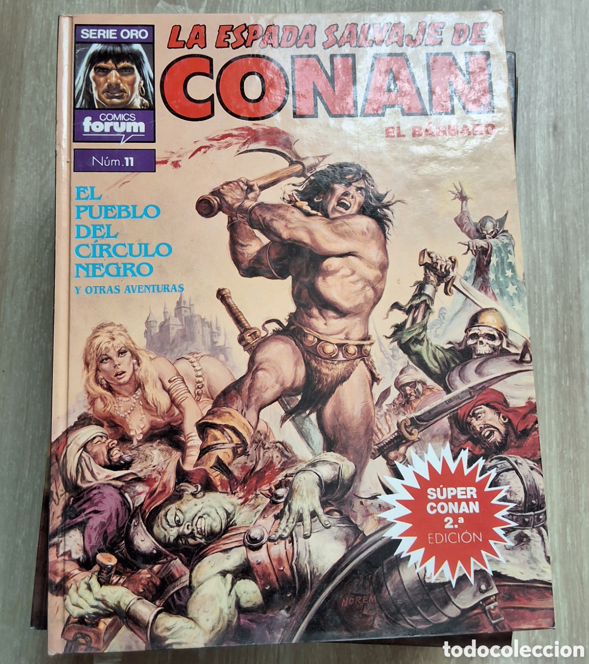C&oacute;mics: Super conan 2&deg; edicion comic espada salvaje n&uacute;mero 11 a&ntilde;o 1992 - Foto 1