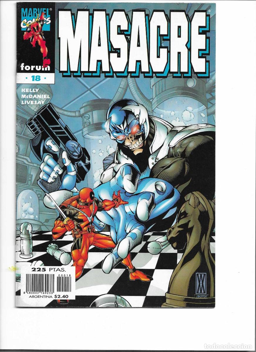 C&oacute;mics: MASACRE VOL. 3 N&ordm; 18 - DEADPOOL - FORUM (1999) - KELLY / McDANIEL - Foto 1