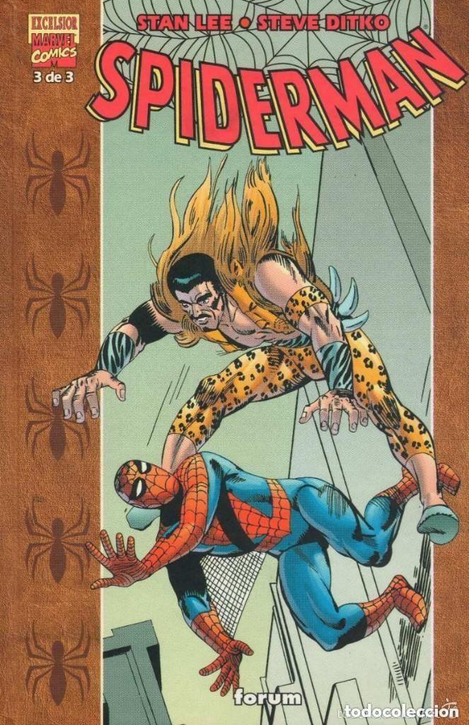 C&oacute;mics: SPIDERMAN DE STAN LEE Y STEVE DITKO 1 A 3 COMPLETA - FORUM - IMPECABLE - OFM15 - Foto 3
