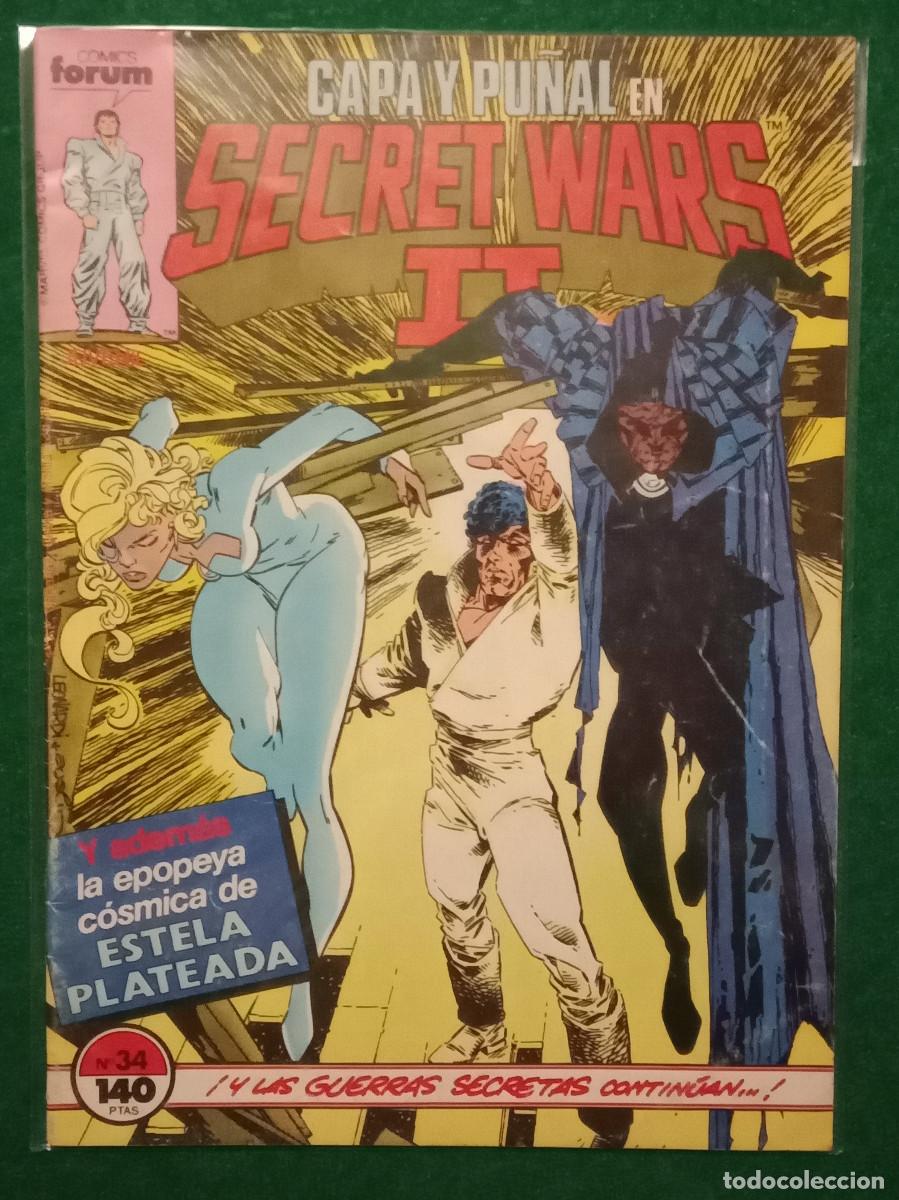 C&oacute;mics: Secret Wars II - N&ordm;. 34 - Capa y Pu&ntilde;al - Edit. Forum. (P) - Foto 1