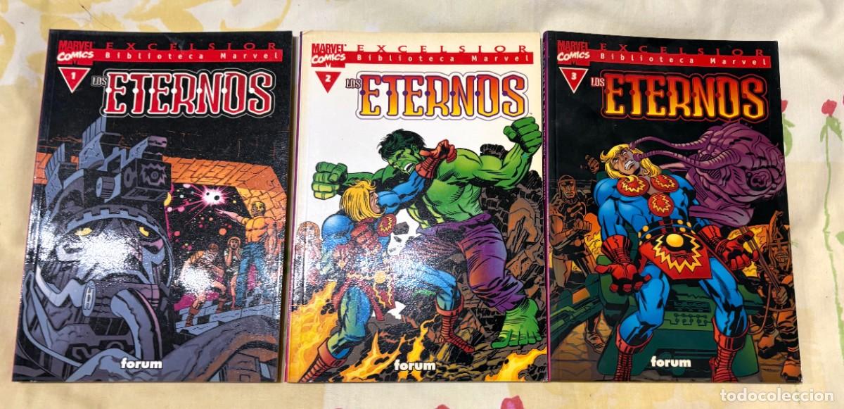 C&oacute;mics: Bibiloteca Marvel: Los Eternos completa (3 n&uacute;meros) - Foto 1