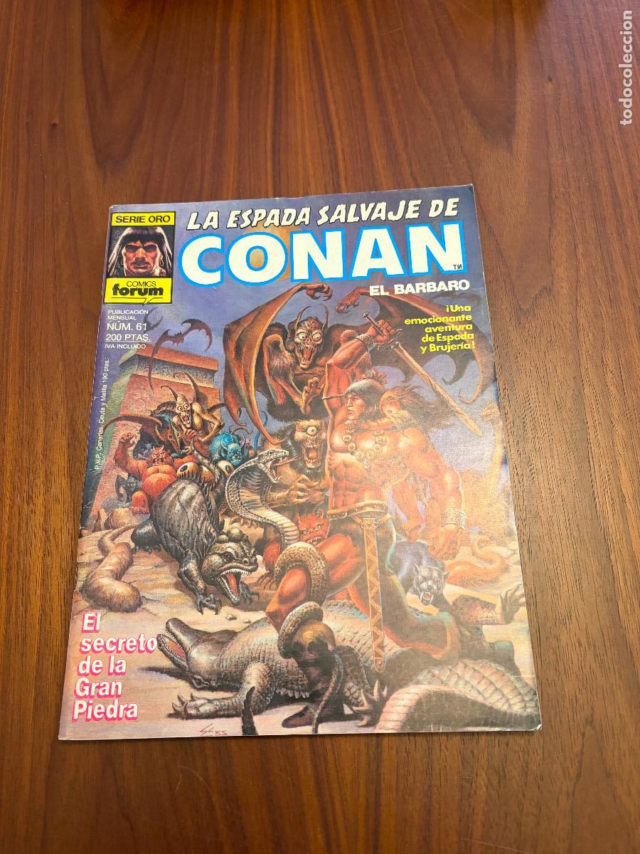 C&oacute;mics: LA ESPADA SALVAJE DE CONAN N&ordm; 61 , EDITORIAL FORUM - Foto 1
