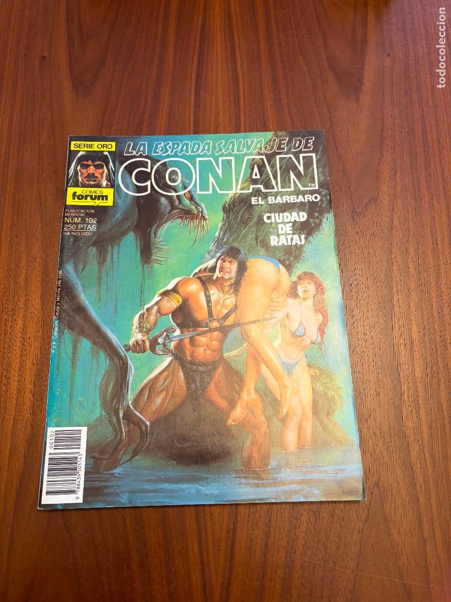 C&oacute;mics: LA ESPADA SALVAJE DE CONAN N&ordm; 102 , EDITORIAL FORUM - Foto 1