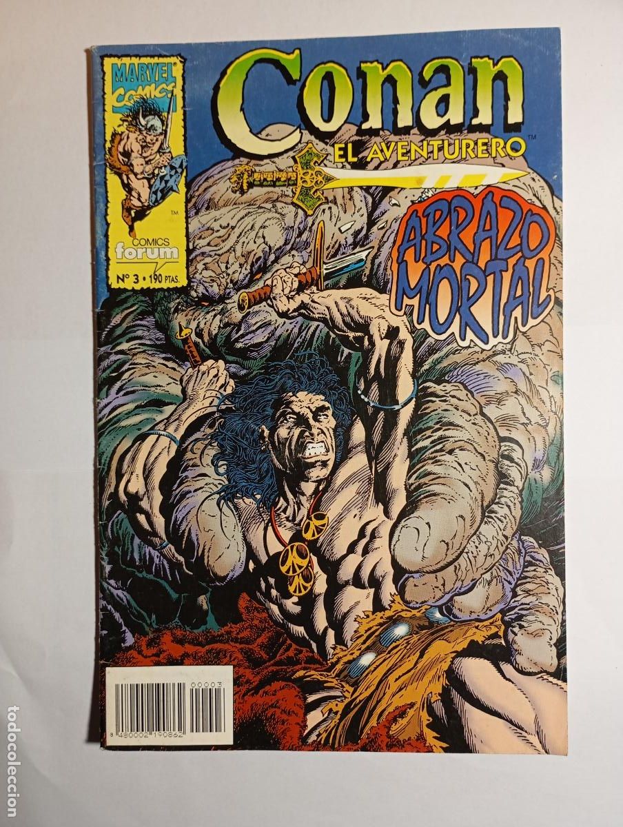 C&oacute;mics: CONAN EL AVENTURERO N&ordm; 3. ABRAZO MORTAL. COMICS MARVEL FORUM. TDKR2 - Foto 1