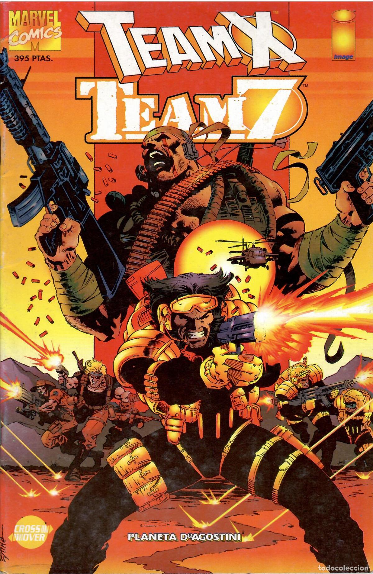 C&oacute;mics: Comic Team X Team 7 (Cross over) - Planeta DeAgostini, Marvel Comics - Foto 1
