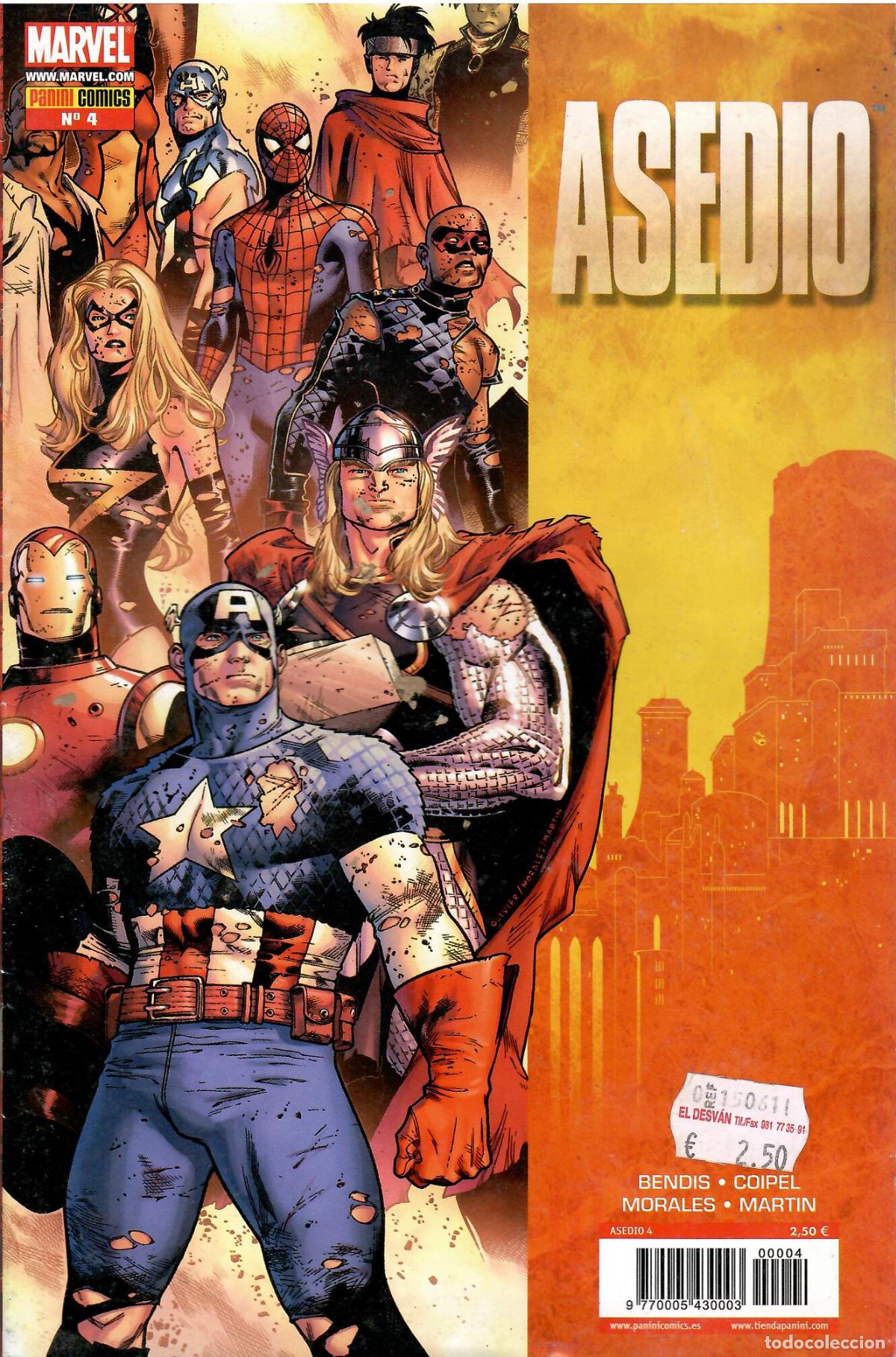 C&oacute;mics: Comic Asedio, n&ordm; 4 - Marvel Panini Comics - Foto 1