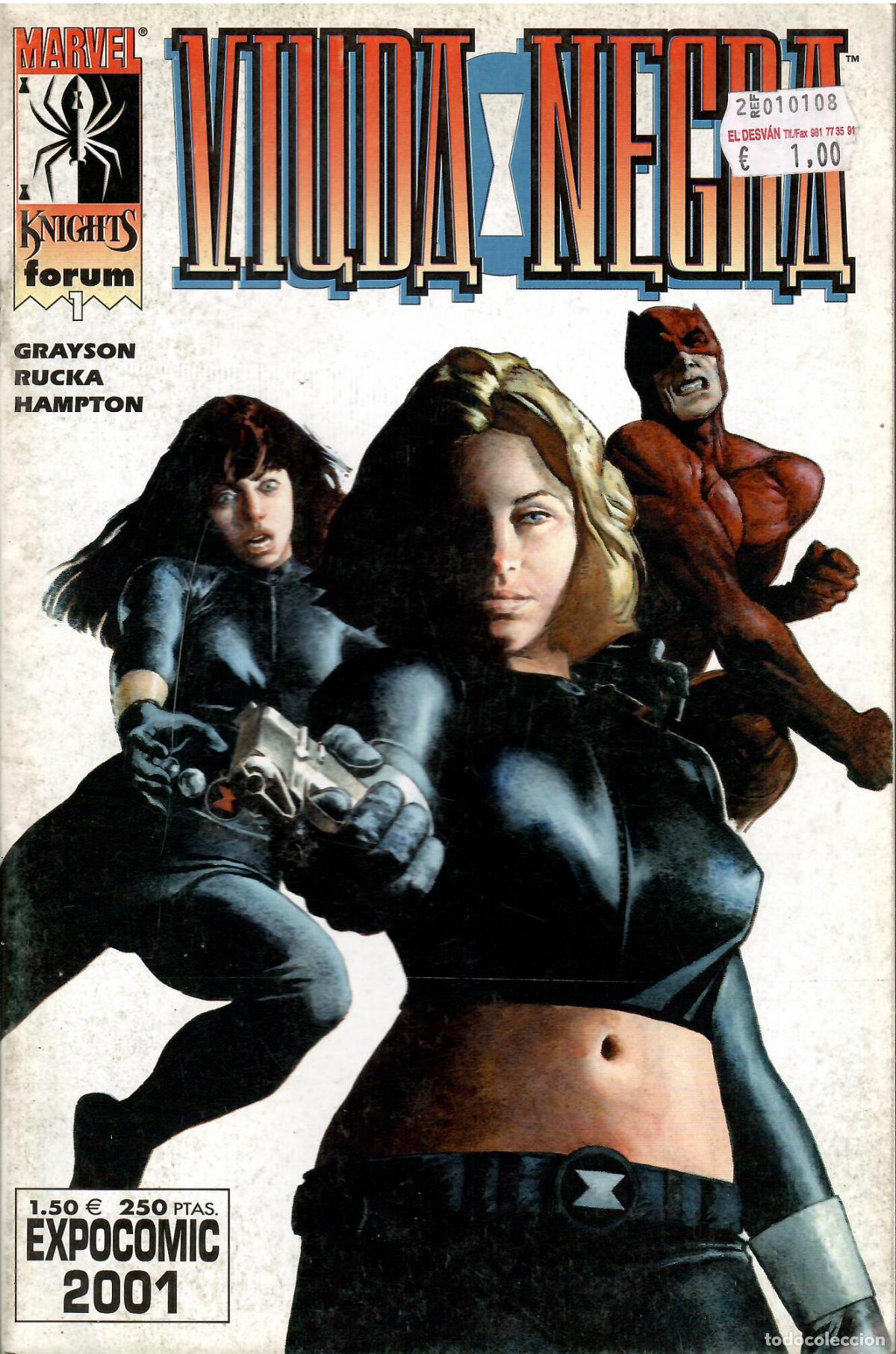 C&oacute;mics: Comic Viuda Negra, n&ordm; 1 - Marvel Knights Forum - Foto 1