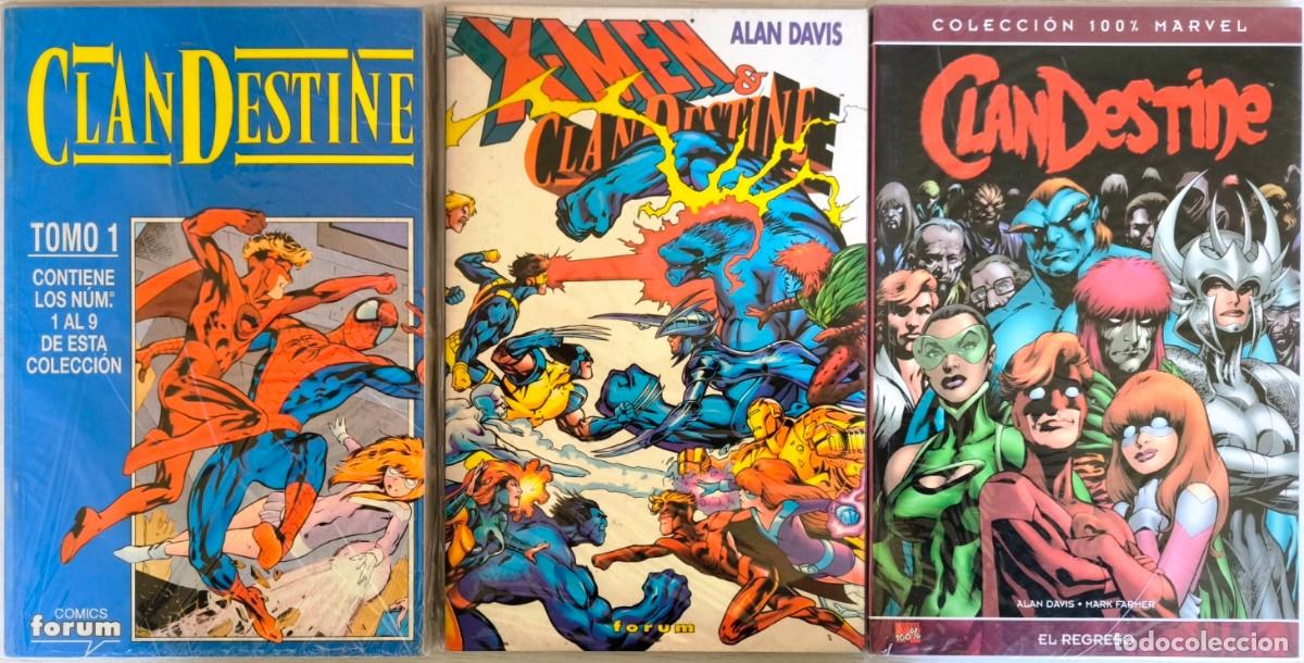C&oacute;mics: Clandestine, de Alan Davis - Colecci&oacute;n Completa en 3 Tomos - Foto 1