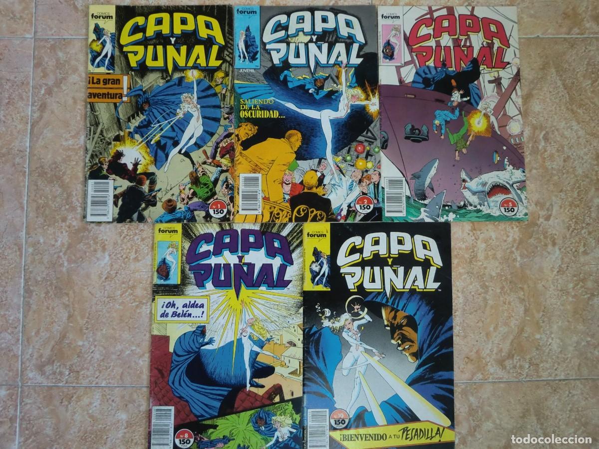 C&oacute;mics: Lote de 5 c&oacute;mics CAPA Y PU&Ntilde;AL N&ordm; 1, 2, 5, 8 y 10 (1989) de FORUM C&Oacute;MICS - Foto 1