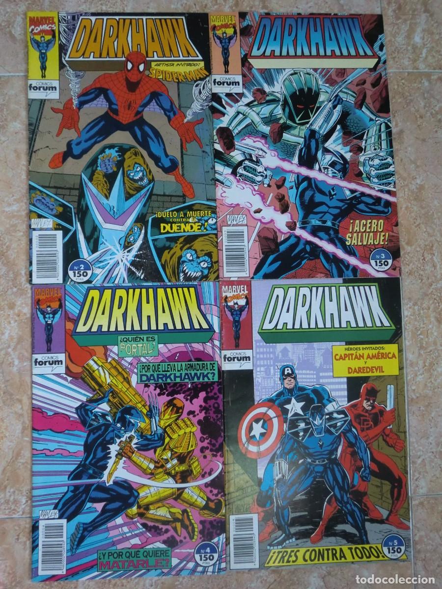 C&oacute;mics: Lote de 4 c&oacute;mics DARKHAWK N&ordm; 2, 3, 4 y 5 (1993) de FORUM C&Oacute;MICS - Foto 1
