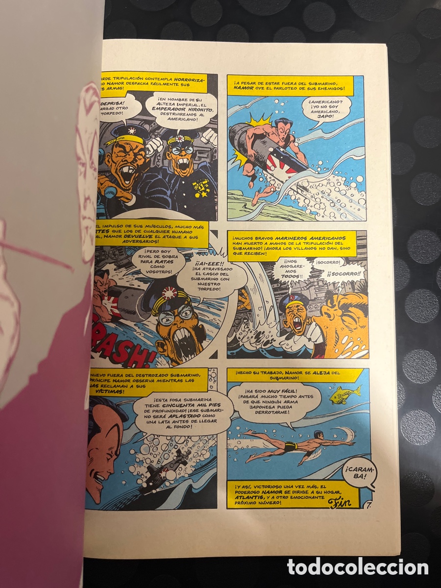 C&oacute;mics: NAMOR N.11 M&Aacute;S PODEROSO MUTANTE DE MARVEL de JOHN BYRNE ( 1990/1992 ) - Foto 3