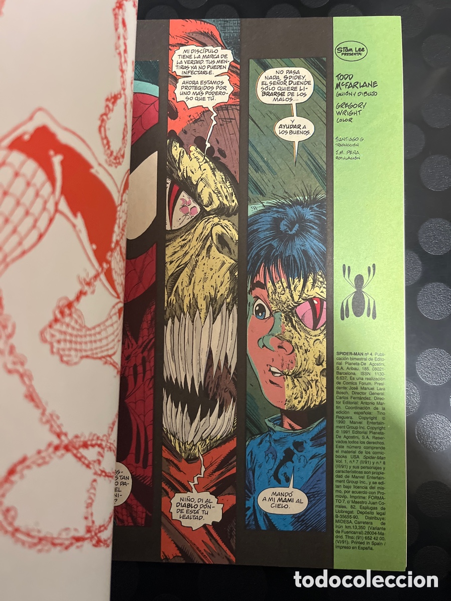 C&oacute;mics: SPIDERMAN N.4 TODD McFARLANE SPIDER-MAN ( 1990/1992 ) - Foto 3