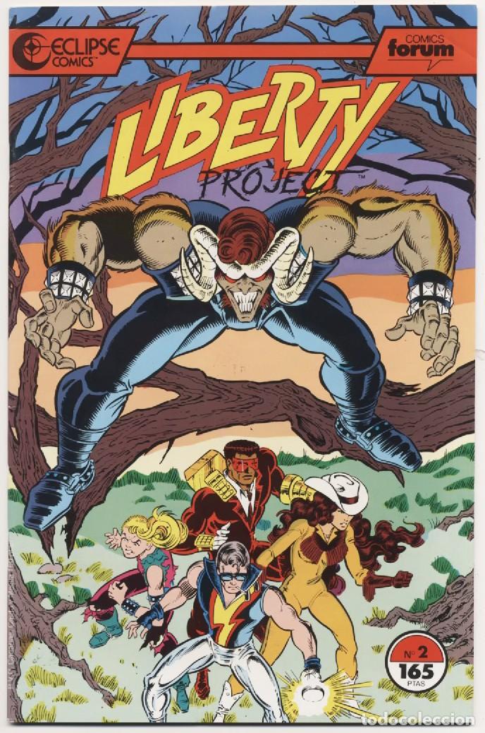 C&oacute;mics: COLECCION COMPLETA 7 NUMEROS LIBERTY PROJECT ECLIPSE COMICS EDITORIAL PLANETA 1990 EXCELENTE - Foto 2