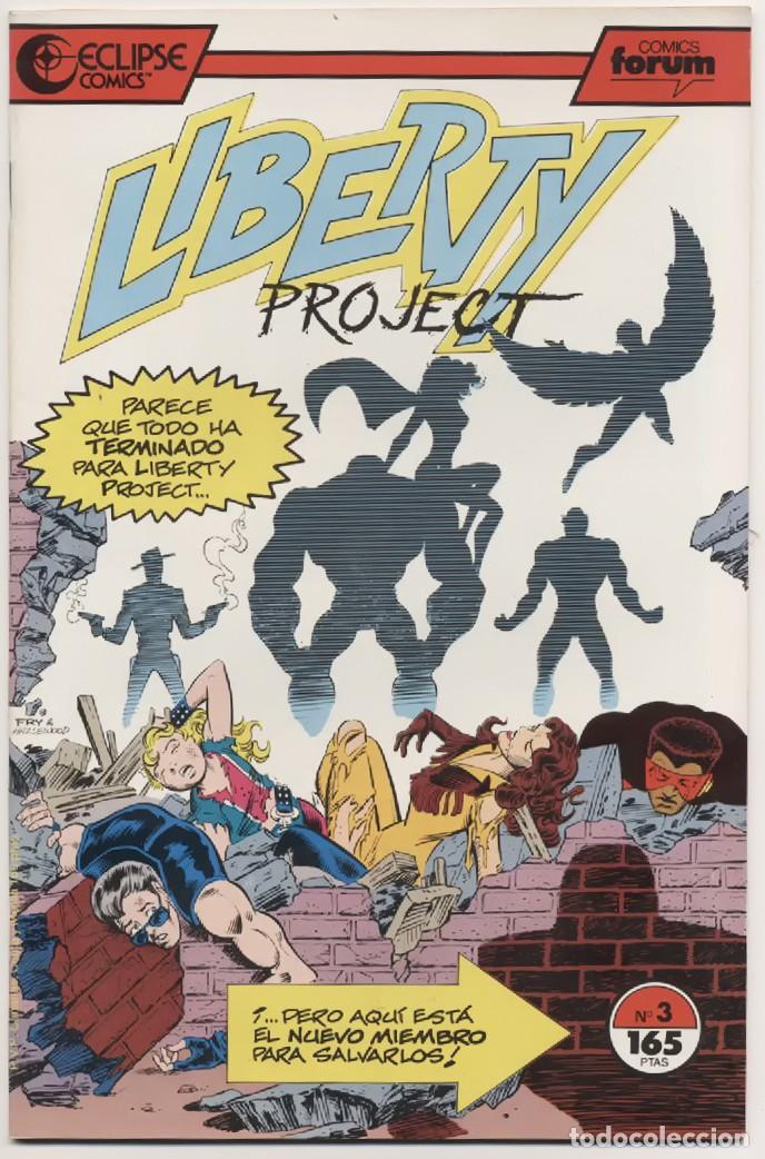 C&oacute;mics: COLECCION COMPLETA 7 NUMEROS LIBERTY PROJECT ECLIPSE COMICS EDITORIAL PLANETA 1990 EXCELENTE - Foto 3