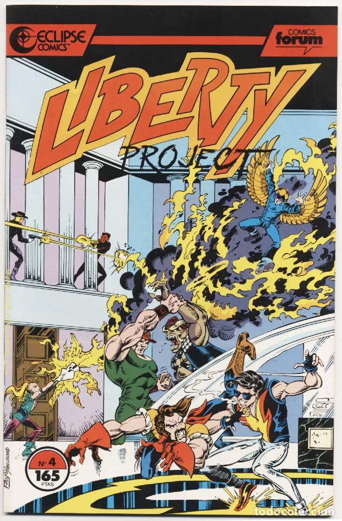 C&oacute;mics: COLECCION COMPLETA 7 NUMEROS LIBERTY PROJECT ECLIPSE COMICS EDITORIAL PLANETA 1990 EXCELENTE - Foto 4