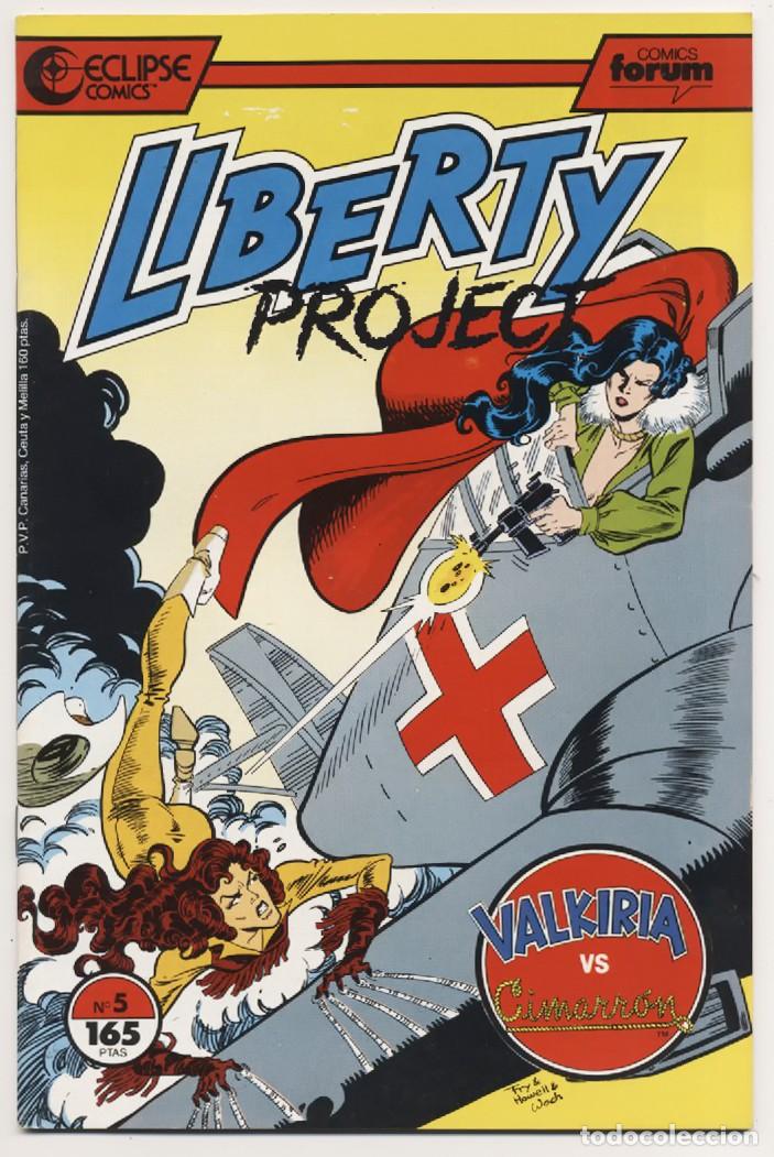C&oacute;mics: COLECCION COMPLETA 7 NUMEROS LIBERTY PROJECT ECLIPSE COMICS EDITORIAL PLANETA 1990 EXCELENTE - Foto 5