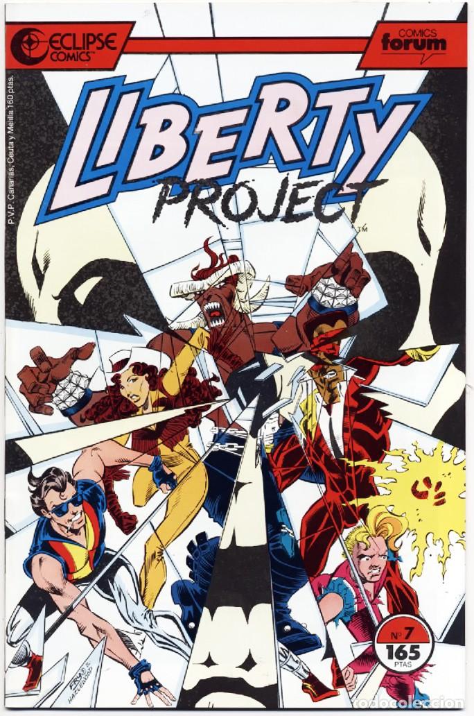 C&oacute;mics: COLECCION COMPLETA 7 NUMEROS LIBERTY PROJECT ECLIPSE COMICS EDITORIAL PLANETA 1990 EXCELENTE - Foto 7