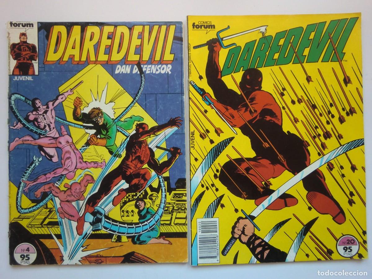 C&oacute;mics: Lote de 2 c&oacute;mics DAREDEVIL N&ordm; 4 y 20 (1983 y 1984) de FORUM C&Oacute;MICS - Foto 1