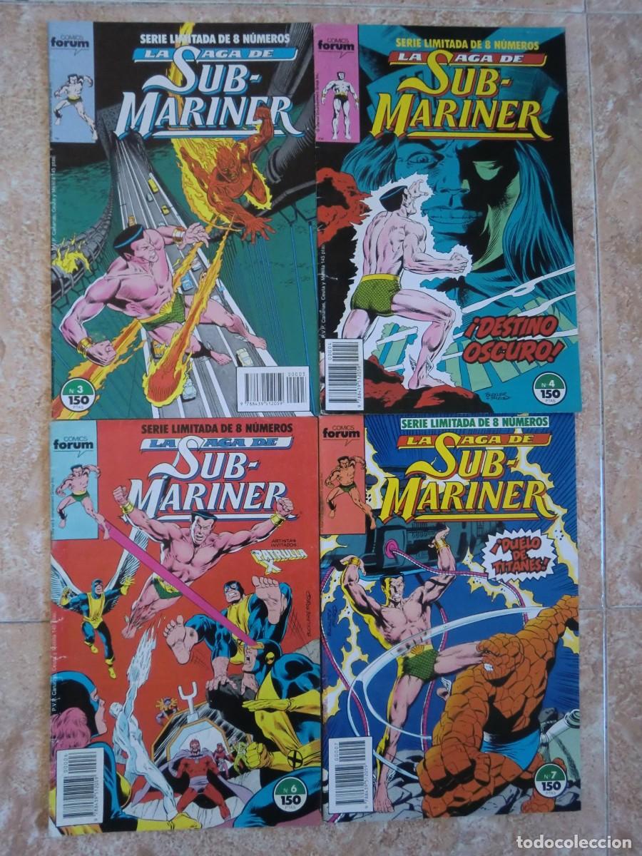 C&oacute;mics: Lote de 4 c&oacute;mics SUB-MARINER N&ordm; 3, 4, 6 y 7 (1989) de FORUM C&Oacute;MICS - Foto 1