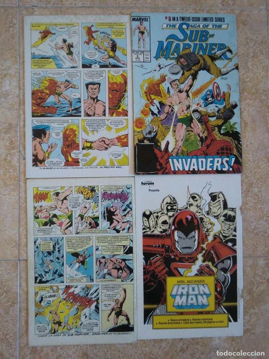 C&oacute;mics: Lote de 4 c&oacute;mics SUB-MARINER N&ordm; 3, 4, 6 y 7 (1989) de FORUM C&Oacute;MICS - Foto 6