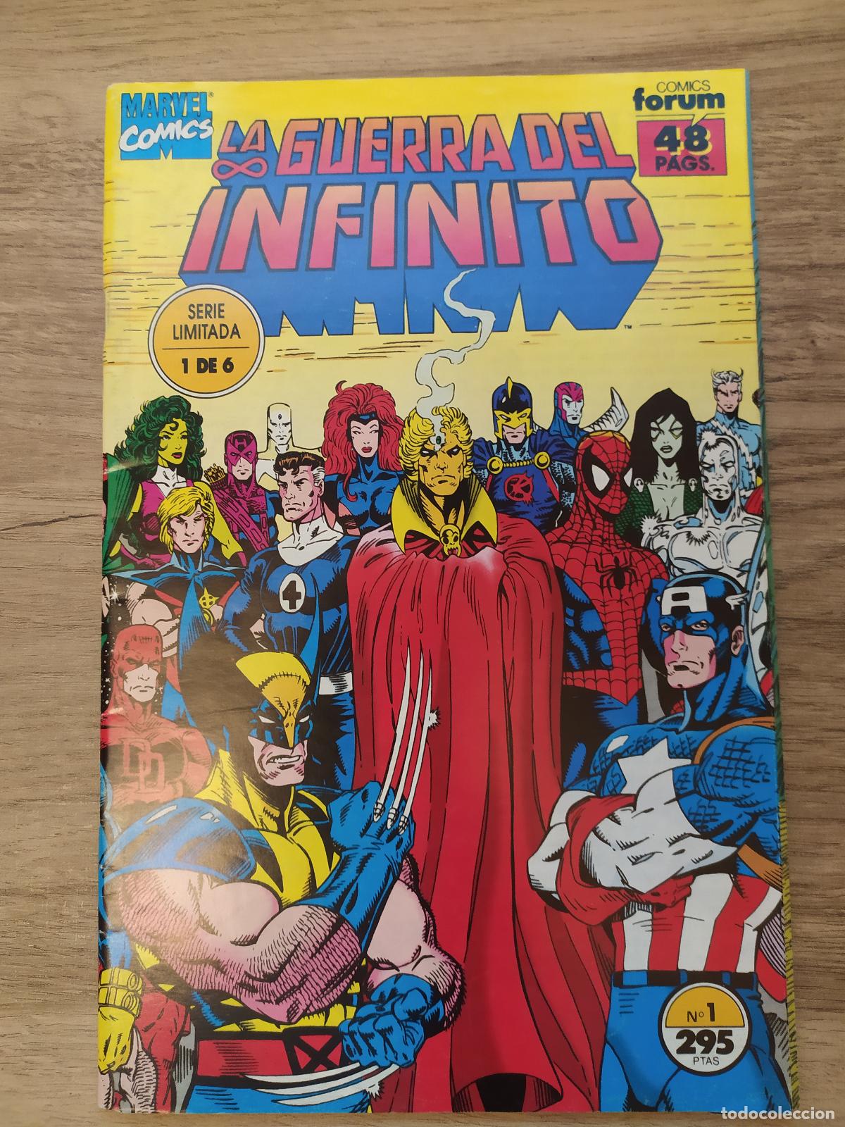 C&oacute;mics: La guerra del infinito n&uacute;mero 1. Comics forum. 1993 - Foto 1