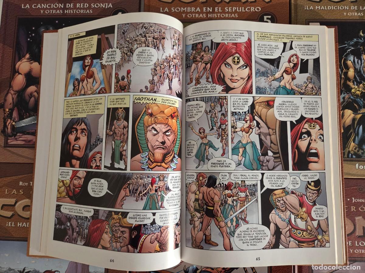 C&oacute;mics: Las cr&oacute;nicas de Conan. Roy Thomas. John Buscema. Forum. Numeros 1 al 9. - Foto 5