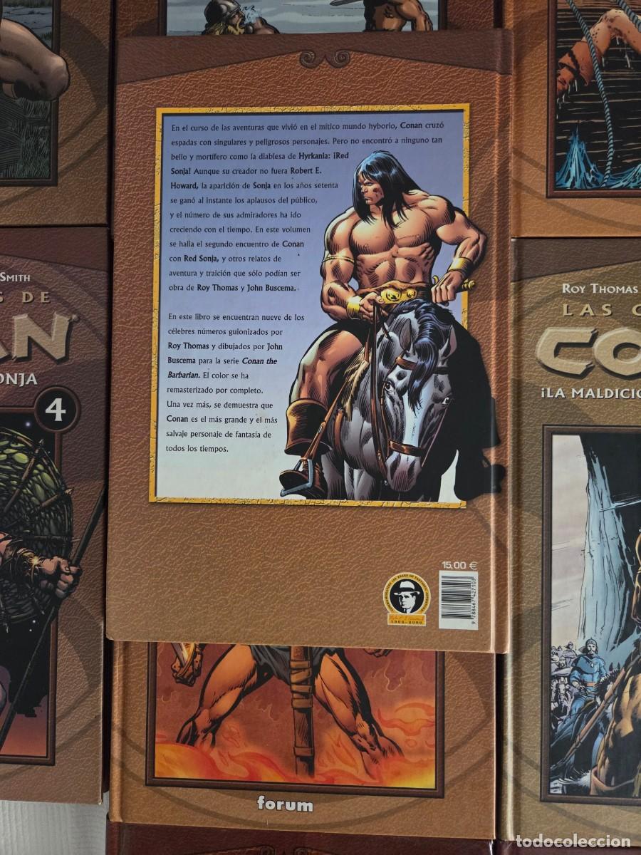 C&oacute;mics: Las cr&oacute;nicas de Conan. Roy Thomas. John Buscema. Forum. Numeros 1 al 9. - Foto 7