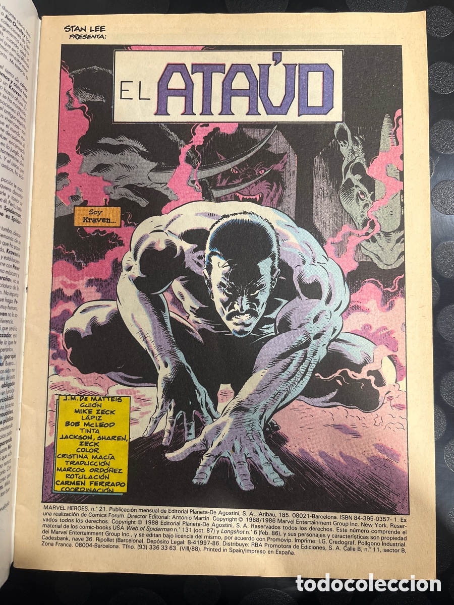 C&oacute;mics: MARVEL H&Eacute;ROES N.21 SPIDERMAN ( 1986/1993 ) - Foto 3