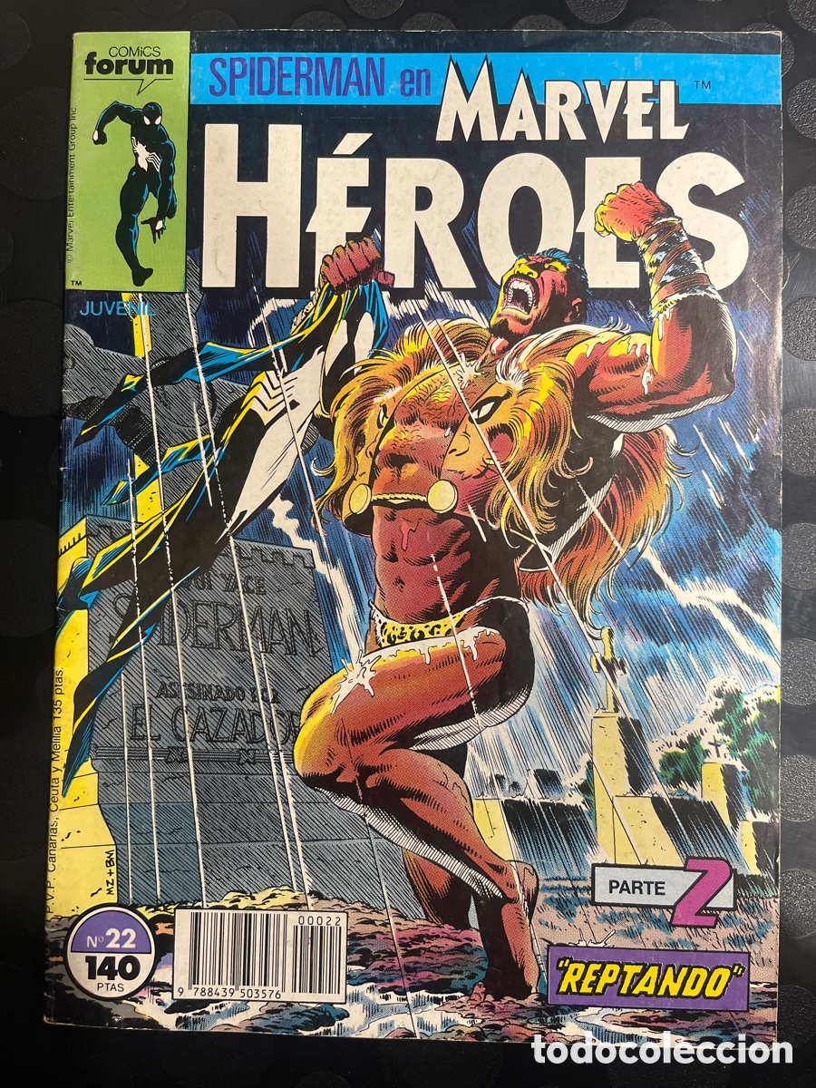 C&oacute;mics: MARVEL H&Eacute;ROES N.22 SPIDERMAN ( 1986/1993 ) - Foto 1