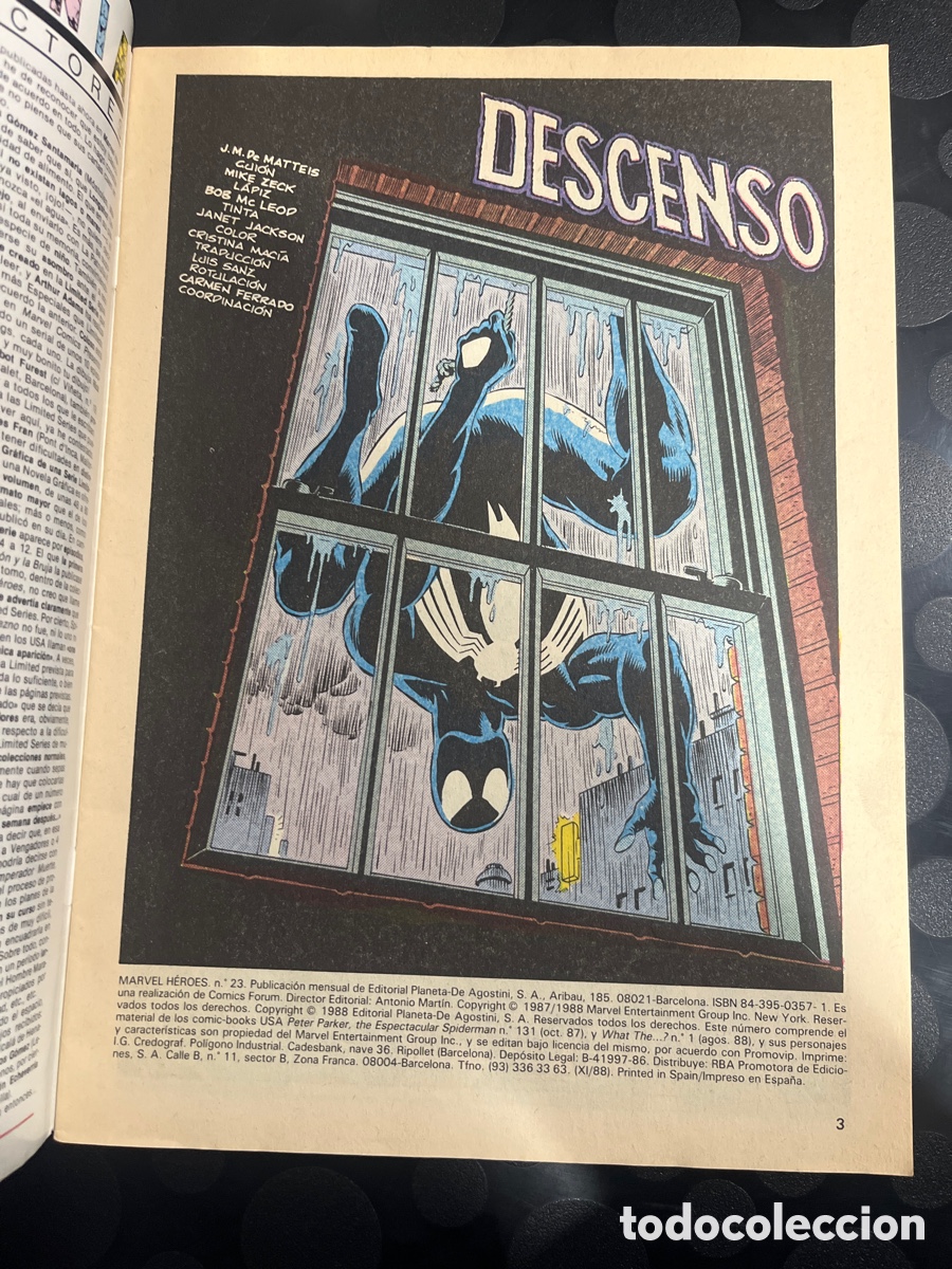 C&oacute;mics: MARVEL H&Eacute;ROES N.23 SPIDERMAN ( 1986/1993 ) - Foto 3
