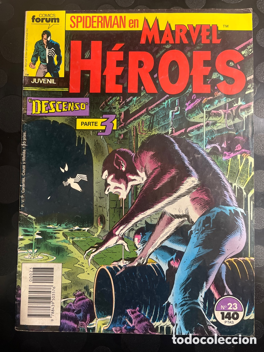 C&oacute;mics: MARVEL H&Eacute;ROES N.23 SPIDERMAN ( 1986/1993 ) - Foto 1