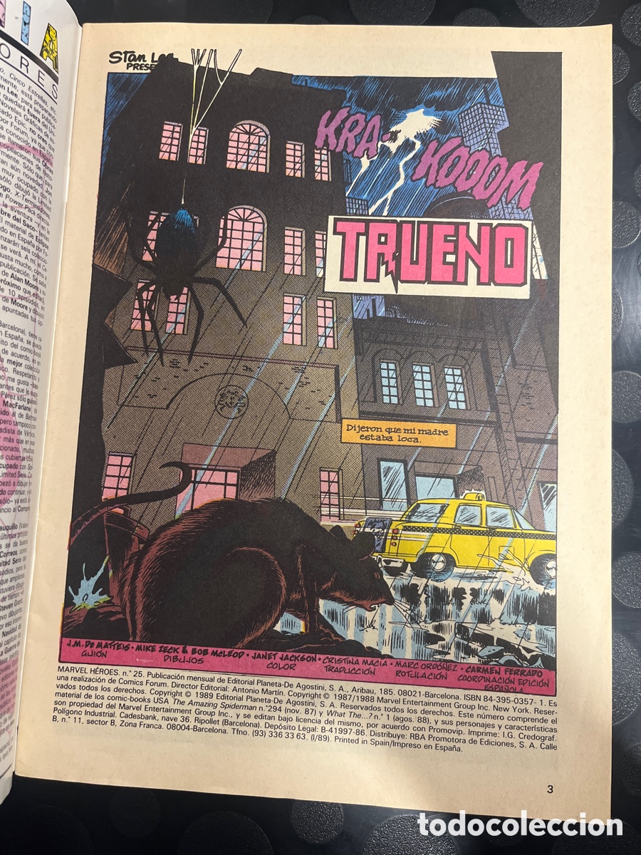 C&oacute;mics: MARVEL H&Eacute;ROES N.25 SPIDERMAN ( 1986/1993 ) - Foto 3