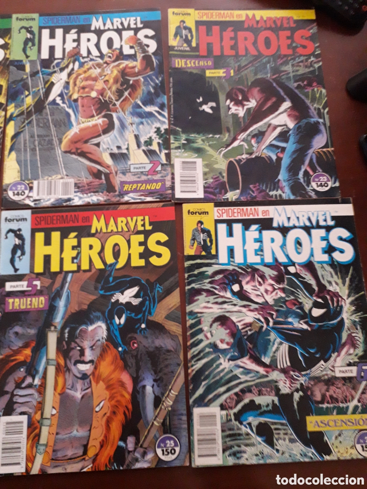C&oacute;mics: SPIDERMAN. LA SAGA DE KRAVEN. MARVEL H&Eacute;ROES NUM 21 al 26. Completa - Foto 3