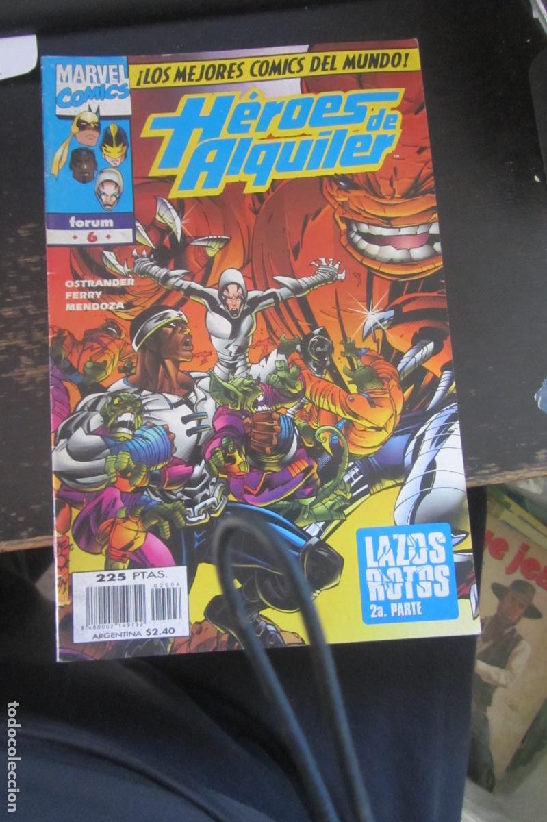 C&oacute;mics: H&Eacute;ROES DE ALQUILER N&ordm; 6 / MARVEL - FORUM arx113 - Foto 1