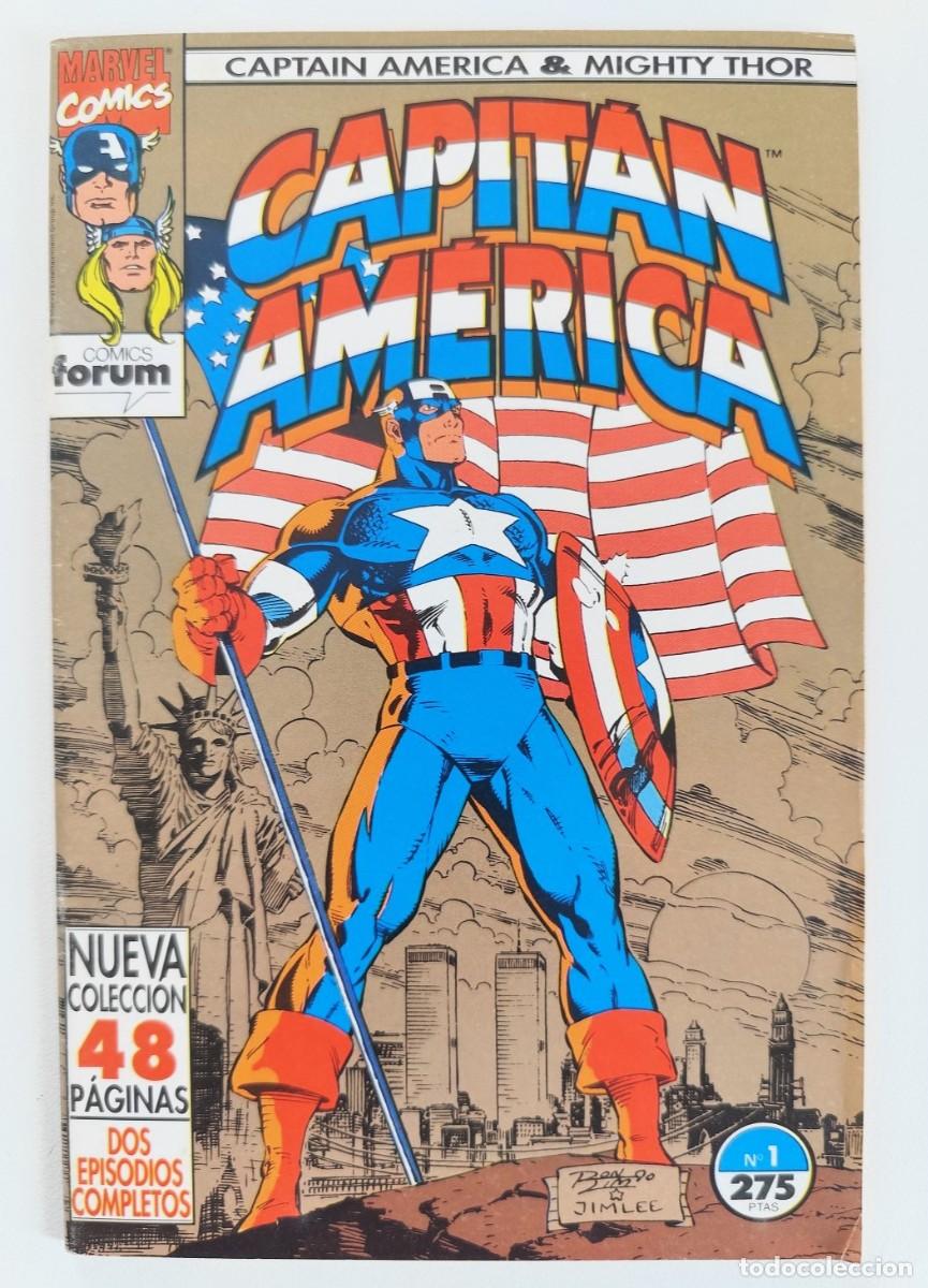 C&oacute;mics: CAPIT&Aacute;N AM&Eacute;RICA Y THOR EL PODEROSO Vol.2 COMPLETA 13 N&ordm;S ~ MARVEL/FORUM (1993-1994) - Foto 2