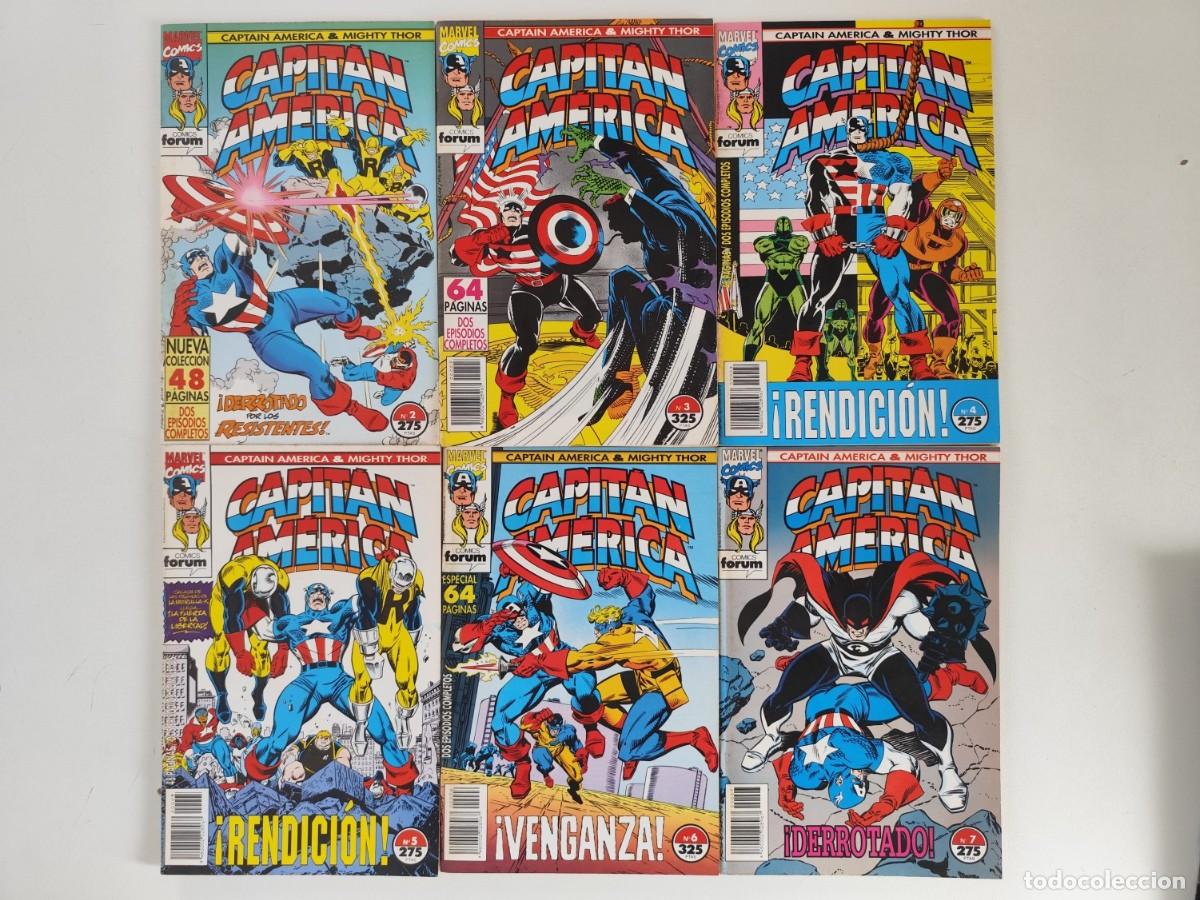 C&oacute;mics: CAPIT&Aacute;N AM&Eacute;RICA Y THOR EL PODEROSO Vol.2 COMPLETA 13 N&ordm;S ~ MARVEL/FORUM (1993-1994) - Foto 5