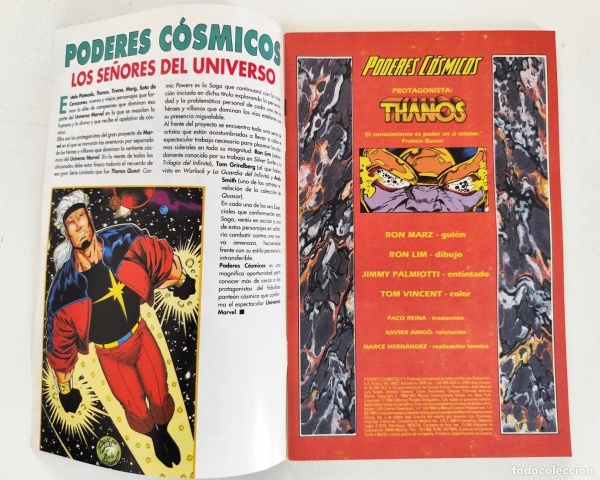 C&oacute;mics: PODERES C&Oacute;SMICOS COMPLETA 6 N&ordm;s ~ MARVEL/FORUM (1994) - Foto 4
