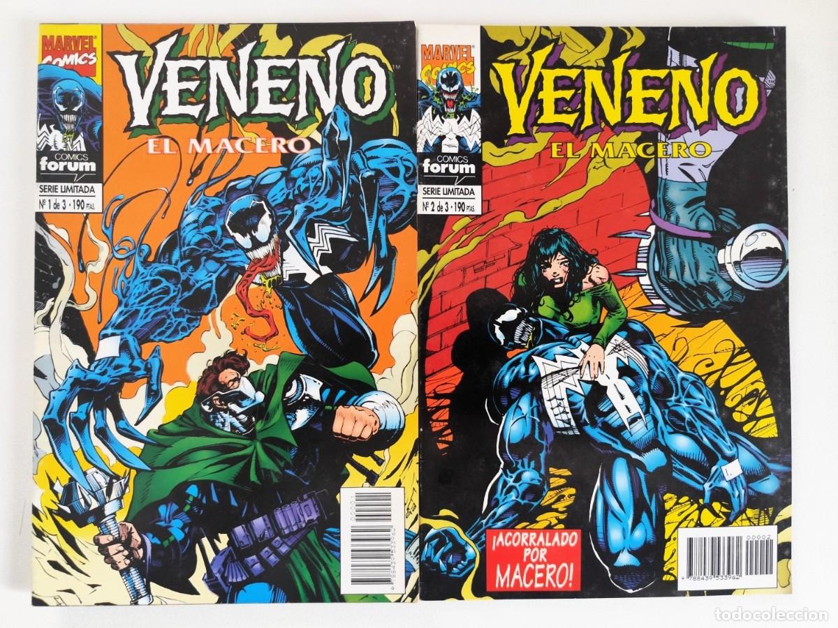 C&oacute;mics: VENENO: EL MACERO (Carl Potts, Liam Sharp) N&ordm;s 1-2 ~ MARVEL/FORUM (1995) - Foto 1