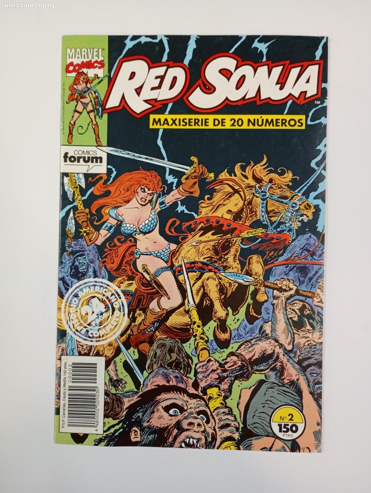 C&oacute;mics: Red Sonja n⁰ 2. Marvel Comics Forum. TDKR38 - Foto 1