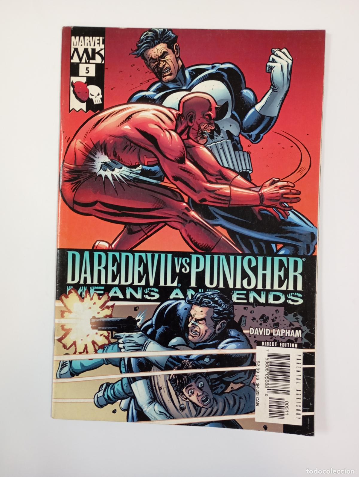 C&oacute;mics: Daredevil vs Punisher. N&ordm; 5. Means and ends. Marvel. TDKR38 - Foto 1