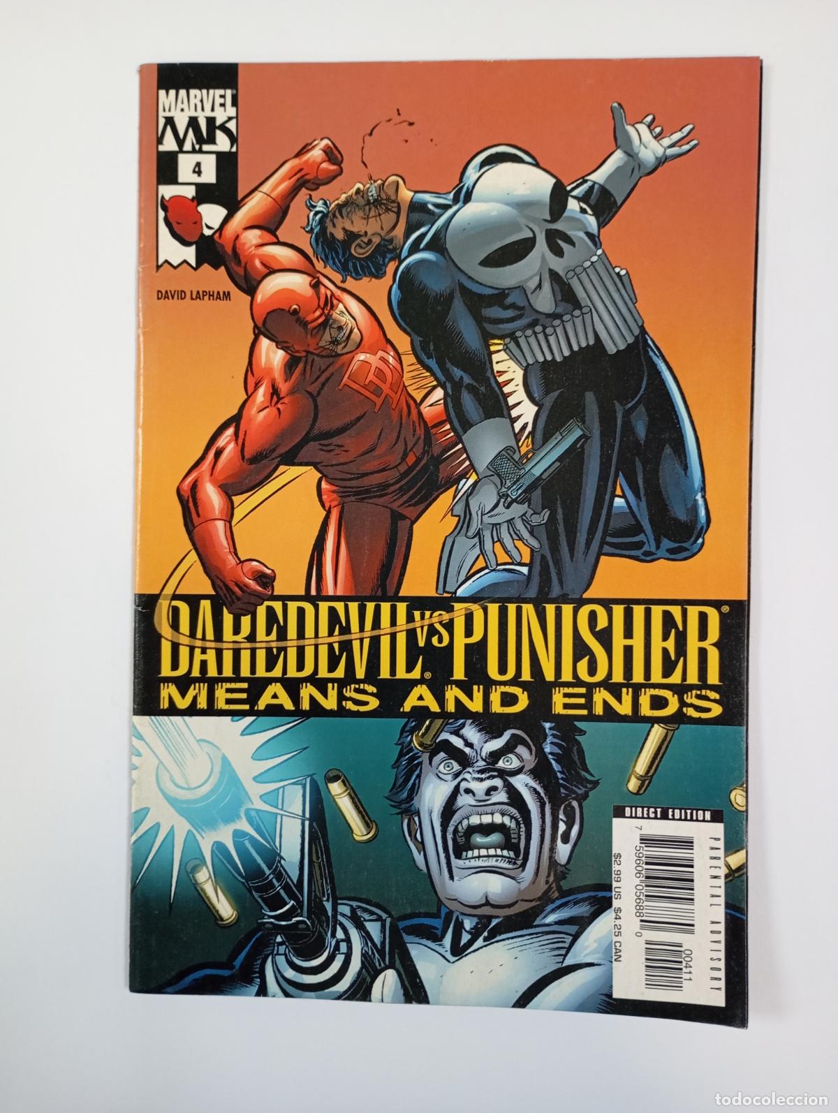 C&oacute;mics: Daredevil vs Punisher. N&ordm; 4. Means and ends. Marvel. TDKR38 - Foto 1