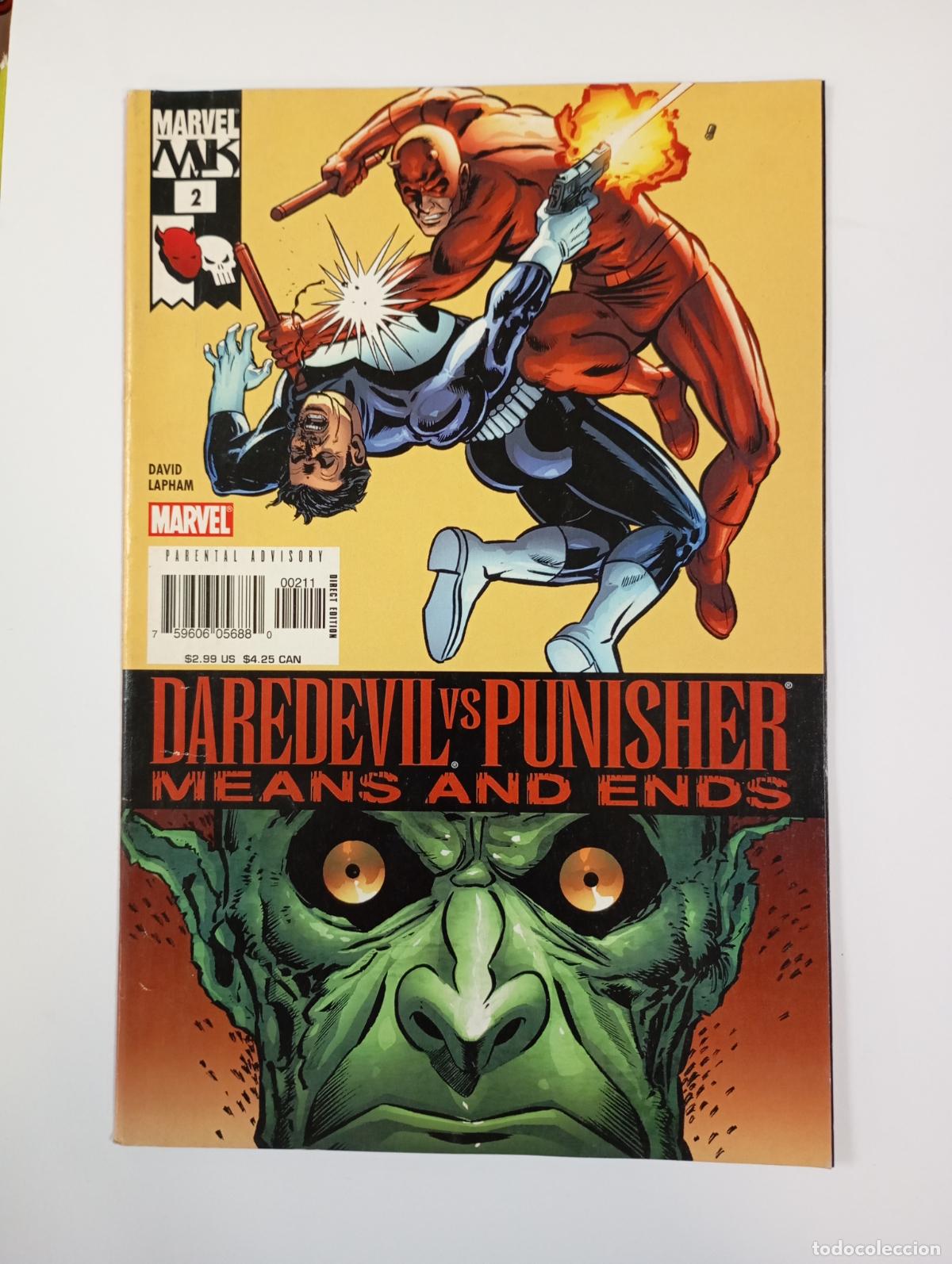 C&oacute;mics: Daredevil vs Punisher. N&ordm; 2. Means and ends. Marvel. TDKR38 - Foto 1
