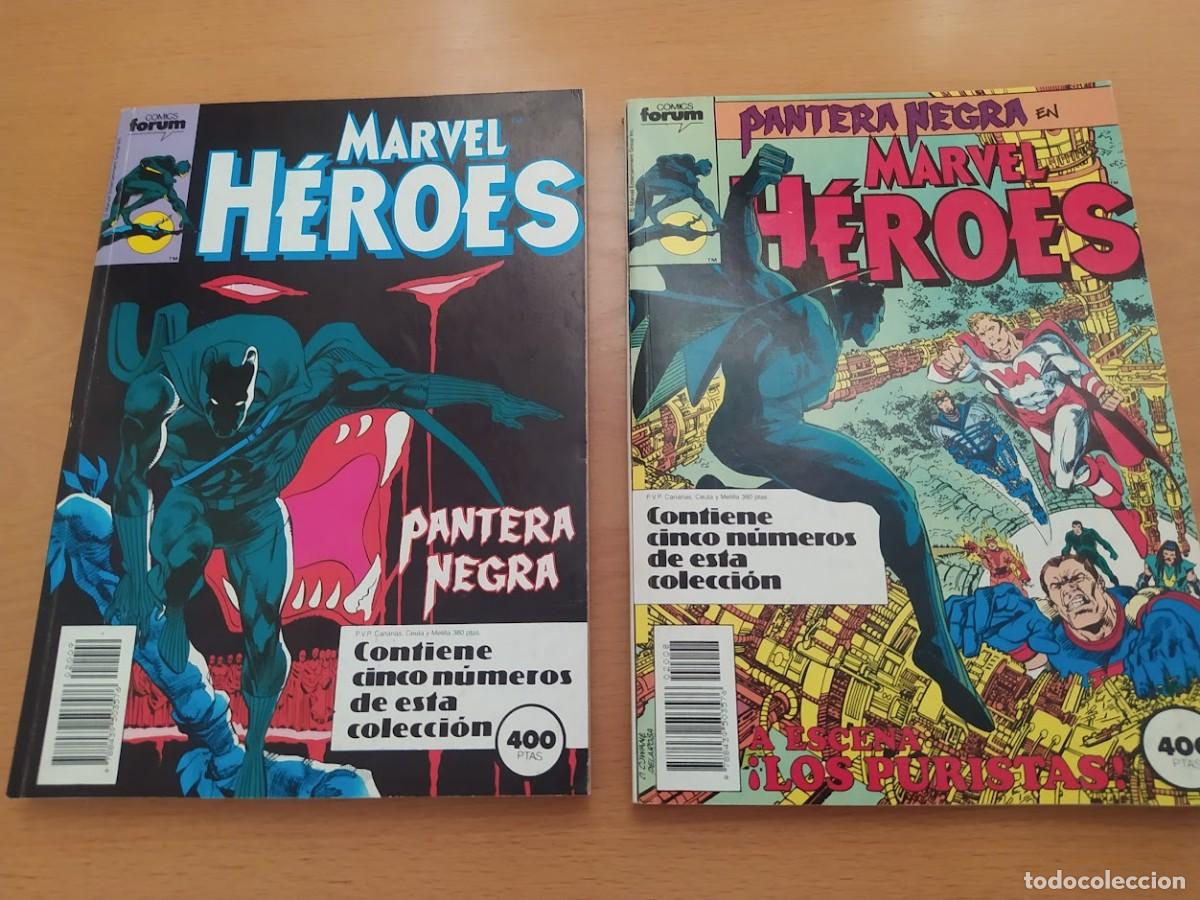 C&oacute;mics: HEROES MARVEL PANTERA NEGRA 41 AL 49 EN DOS RETAPADOS - Foto 1