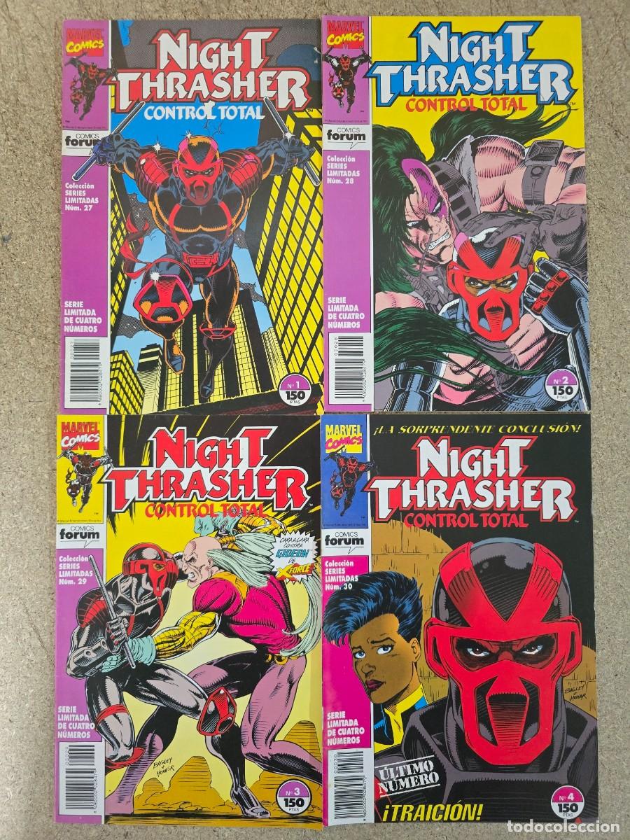 C&oacute;mics: Night Thrasher-Control Total.Completa.4 Comics.Marvel.Forum - Foto 1