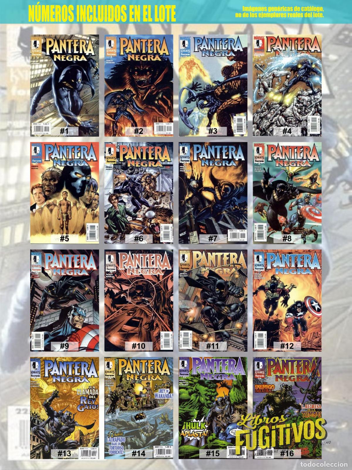 C&oacute;mics: MARVEL KNIGHTS: PANTERA NEGRA 1 A 16. COMPLETA. Forum, 1999 - Foto 3