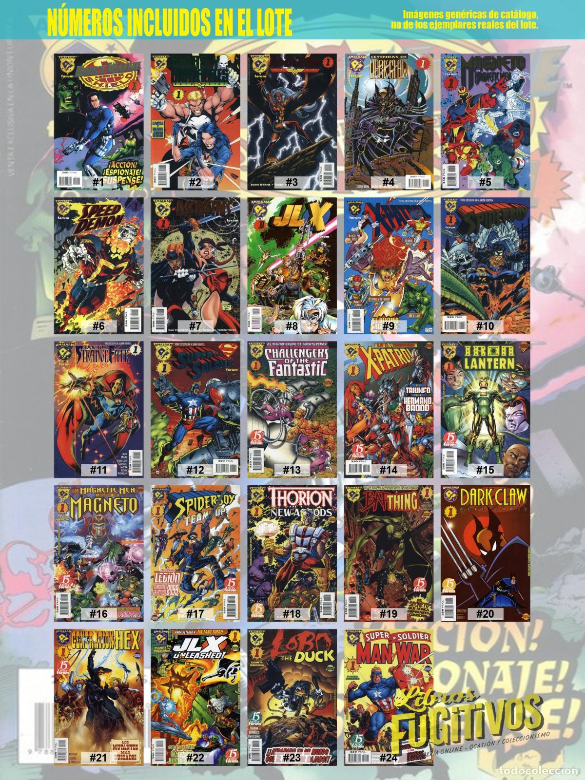 C&oacute;mics: AMALGAM 1 A 24. COMPLETA. Forum, 1997 - Foto 3