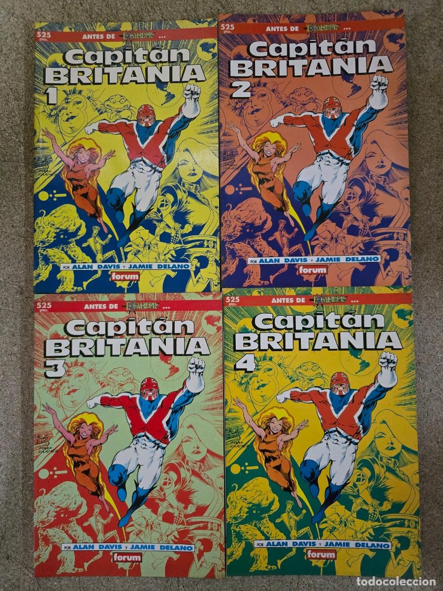 C&oacute;mics: Capitan Britania.Completa de 4 Tomos.Marvel.Forum - Foto 1