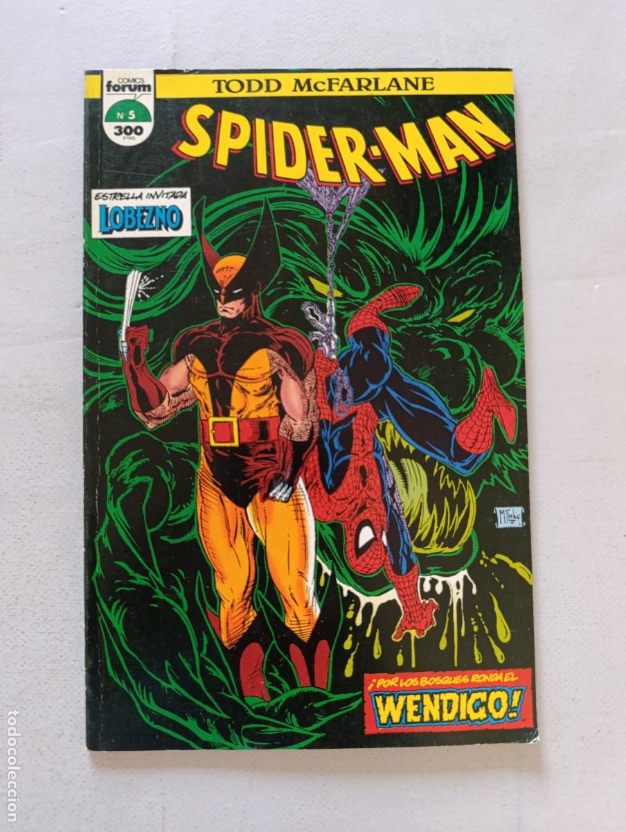 C&oacute;mics: SPIDERMAN N&ordm; 5 - TODD MCFARLANE - FORUM (365) - Foto 1